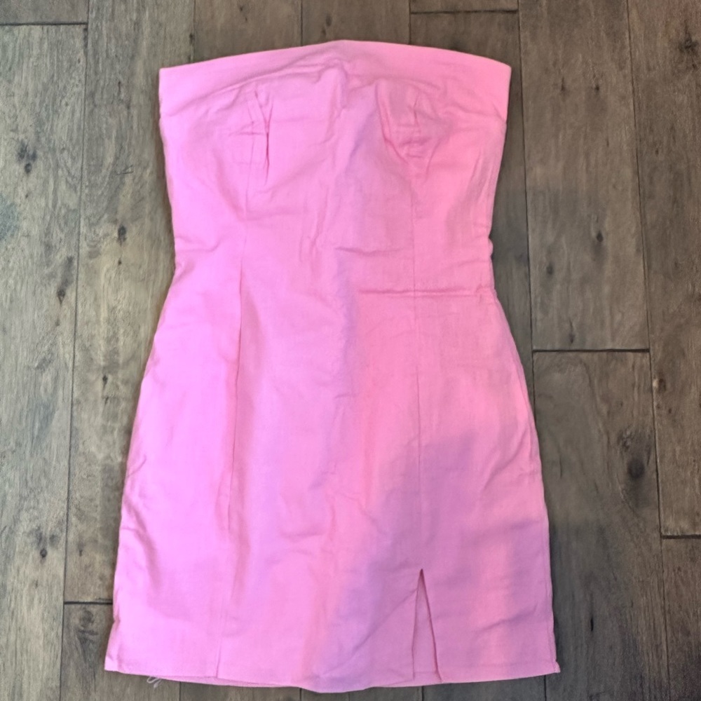 VICI Barbie Pink Mini Strapless Dress